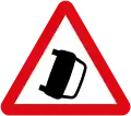 Caution, accident black spot