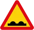 Uneven road