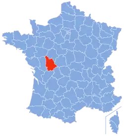 Location of Vienne in France