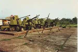 Viet Minh AAA artillery at the Dien Bien Phu Museum