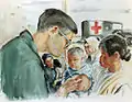 AMERICAN DOCTOR EXAMINES VIETNAMESE CHILD by Samuel E. Alexander, CAT IV, 1967