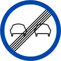 133: End of the passing / overtaking prohibition