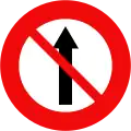 136: No proceeding straight ahead