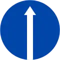 301a: Proceed straight ahead only