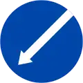 302b: Keep left