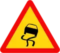 222a: Slippery road