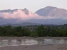 View across the Seiçal River to Matebian Mountain, East Timor