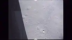 Apollo 15 landing site (from Lunar Module film)