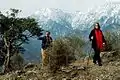 View from Dharamkot looking west. 1980