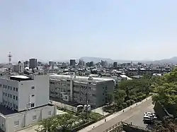 View of downtown Nakatsu, Nakatsu Castle