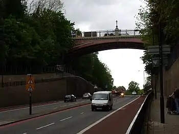 Image 40Hornsey Lane Bridge, Archway, more commonly known as "Suicide Bridge".