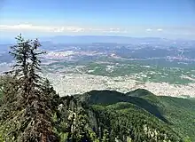 A view of Bursa from the foothills of Mt. Uludağ
