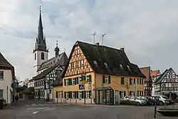 View of Erbach and St. Markus