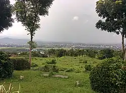 View of Kedungkandang, Malang from Buring hills