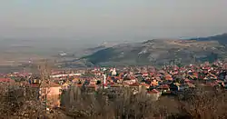 View of Kuklen from the road to the Kuklen Monastery