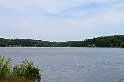 Lake Carey in Lemon Township