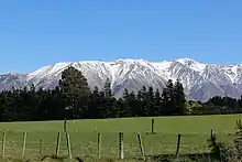 View of Mt Hutt from Windwhistle
