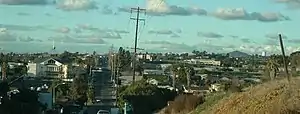 View of Encanto from atop 61st Street, O'Farrell