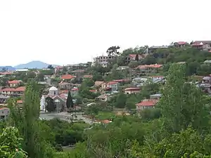 A view of the village in April 2018