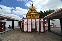Rear view of the Vaidyanatheshwara Temple
