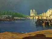View of the Seine, looking toward Notre Dame, 1896