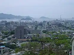 View of downtown Tokuyama area