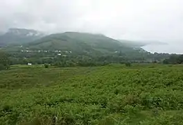 View over Strachur village.