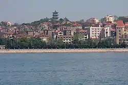 Shinan District as seen from the harbor