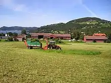 Local farm area in Vikebygd