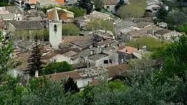 A view of Corbières-en-Provence