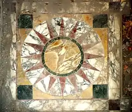 Marble floor inlay, Hadrian's Villa (early 2nd century)