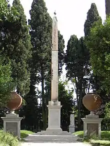 An obelisk