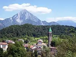 Verzegnis and the surrounding mountains