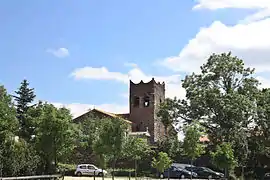 The church in La Bastide