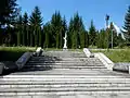 WWII liberation memorial in Kalinov