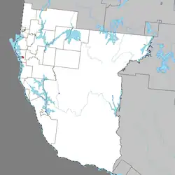 Location within Témiscamingue RCM.