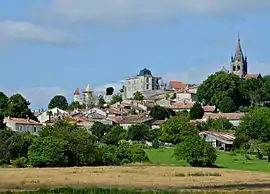 A general view of Villebois-Lavalette