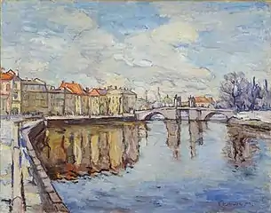 Motif of Tartu (1937), by Villem Ormisson  (1892–1941)