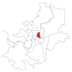 Location of Šnipiškės