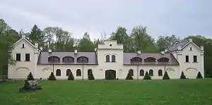 Stable buildings at Kojrany Manor, Vilnius. (destroyed)