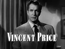 A screenshot of a smartly-dressed man featuring the words "Vincent Price"