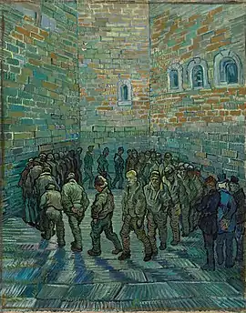 Vincent van Gogh, Prisoners' Round (after Gustave Doré), 1890, Pushkin Museum, Moscow, Russia (F669)
