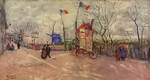 Street Scene in Montmartre: Le Moulin a Poivre1887Van Gogh Museum, Amsterdam (F347)