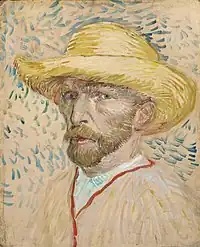 Self-Portrait with Straw Hat, Summer 1887Van Gogh Museum, Amsterdam (F469)