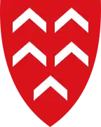 Coat of arms of the old Vindafjord(1986-2005)