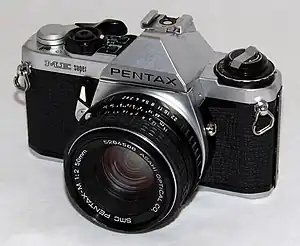 Pentax ME Super with SMC Pentax-M 50/1.7 lens