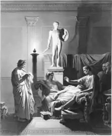 Virgil Reading the Aeneid to Augustus (1832: after Ingres)