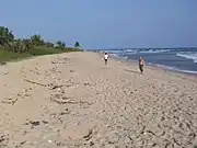 Beach on Virgin Island in Sekondi-Takoradi.