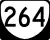 State Route 264 marker