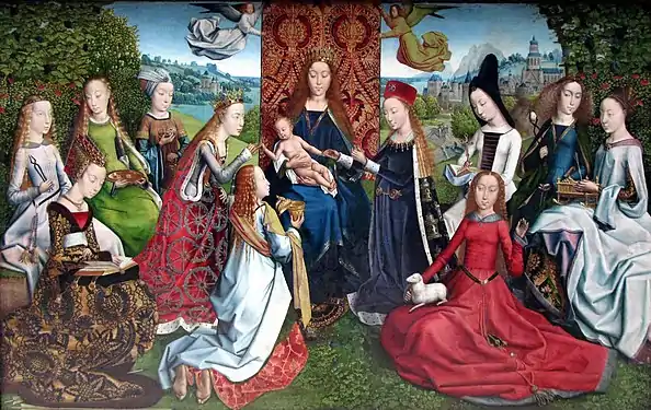 Master of the Legend of Saint Lucy, late 15th century, Brussels, Royal Museums of Fine Arts of Belgium.